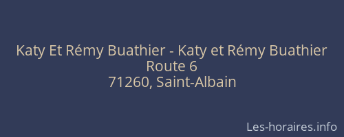 Katy Et Rémy Buathier - Katy et Rémy Buathier
