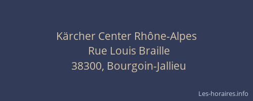 Kärcher Center Rhône-Alpes