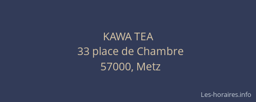 KAWA TEA