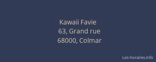 Kawaii Favie