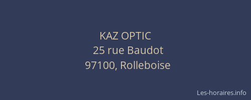 KAZ OPTIC