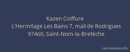 Kazen Coiffure