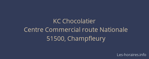 KC Chocolatier