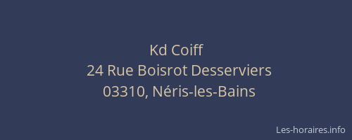 Kd Coiff