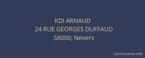 KDI ARNAUD