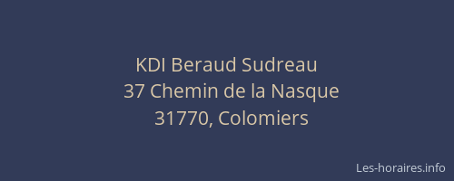 KDI Beraud Sudreau