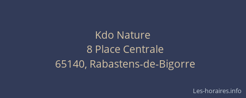 Kdo Nature