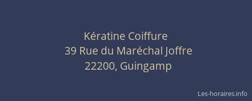 Kératine Coiffure