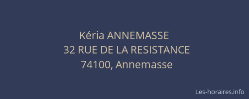 Kéria ANNEMASSE