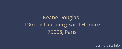 Keane Douglas