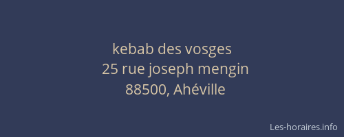 kebab des vosges