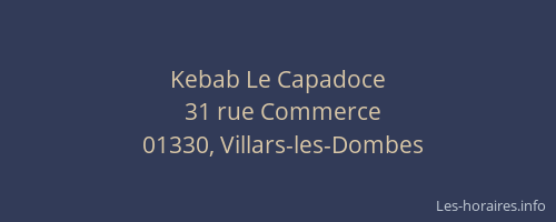 Kebab Le Capadoce