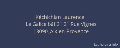 Kéchichian Laurence