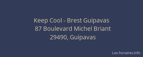 Keep Cool - Brest Guipavas