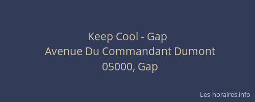 Keep Cool - Gap