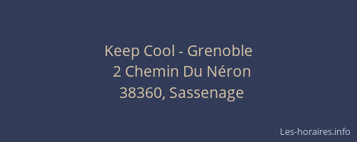 Keep Cool - Grenoble