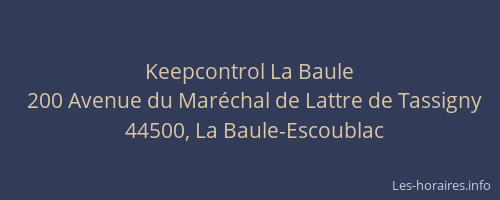 Keepcontrol La Baule