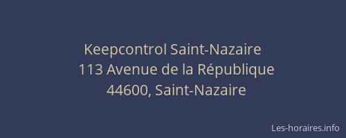 Keepcontrol Saint-Nazaire