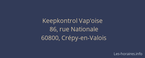 Keepkontrol Vap'oise