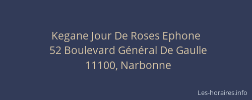 Kegane Jour De Roses Ephone