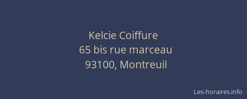 Kelcie Coiffure
