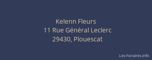 Kelenn Fleurs