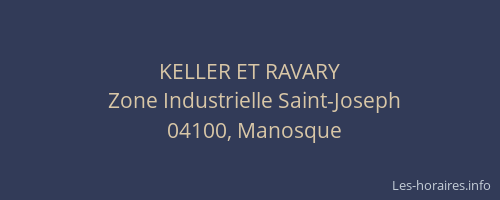 KELLER ET RAVARY