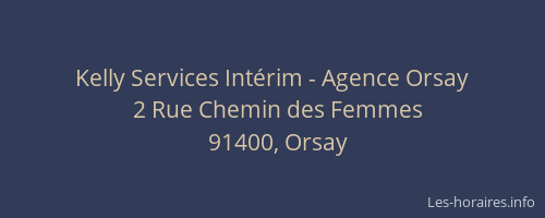 Kelly Services Intérim - Agence Orsay