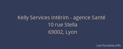 Kelly Services Intérim - agence Santé