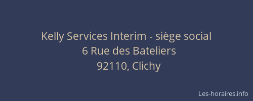 Kelly Services Interim - siège social