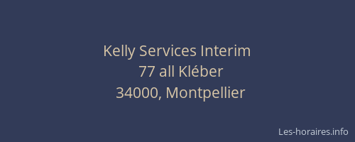 Kelly Services Interim