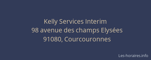 Kelly Services Interim