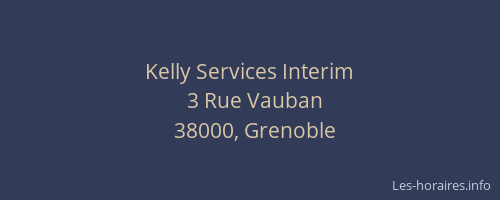 Kelly Services Interim