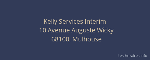 Kelly Services Interim