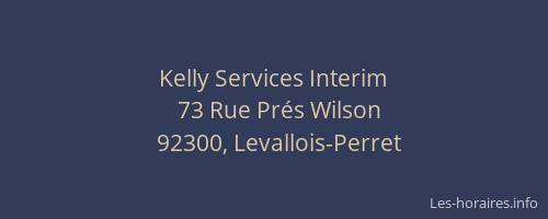 Kelly Services Interim