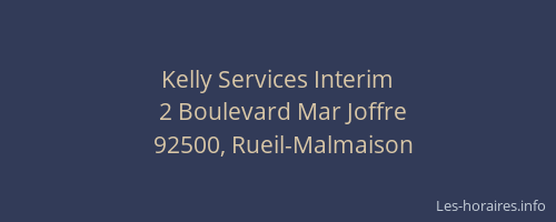 Kelly Services Interim