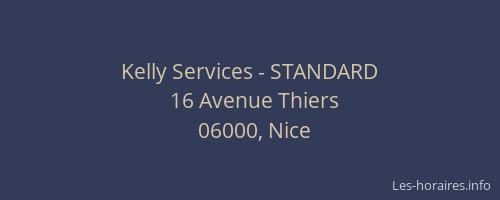 Kelly Services - STANDARD
