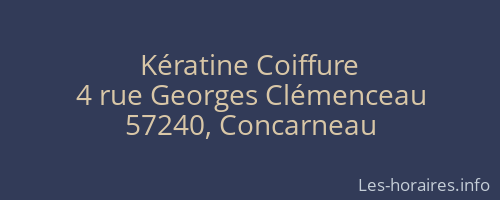 Kératine Coiffure