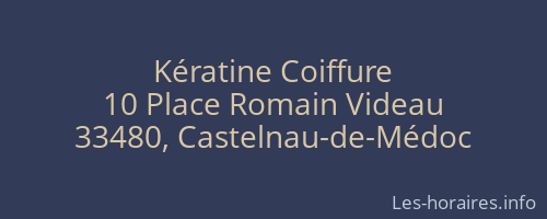 Kératine Coiffure