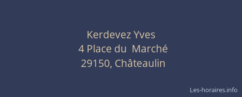 Kerdevez Yves