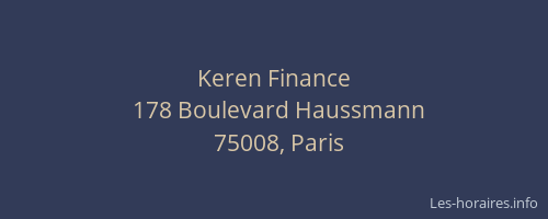 Keren Finance