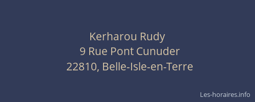 Kerharou Rudy