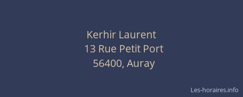 Kerhir Laurent