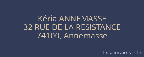 Kéria ANNEMASSE