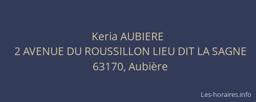 Keria AUBIERE