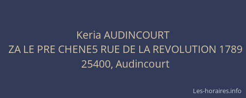 Keria AUDINCOURT