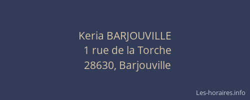 Keria BARJOUVILLE