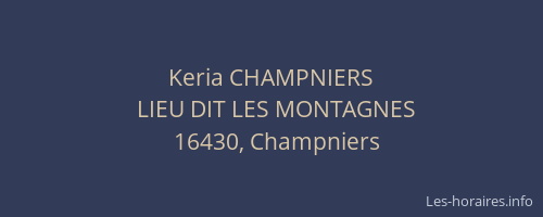 Keria CHAMPNIERS