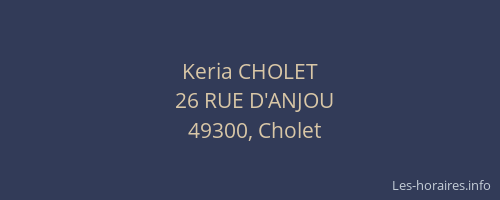 Keria CHOLET