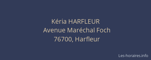 Kéria HARFLEUR
